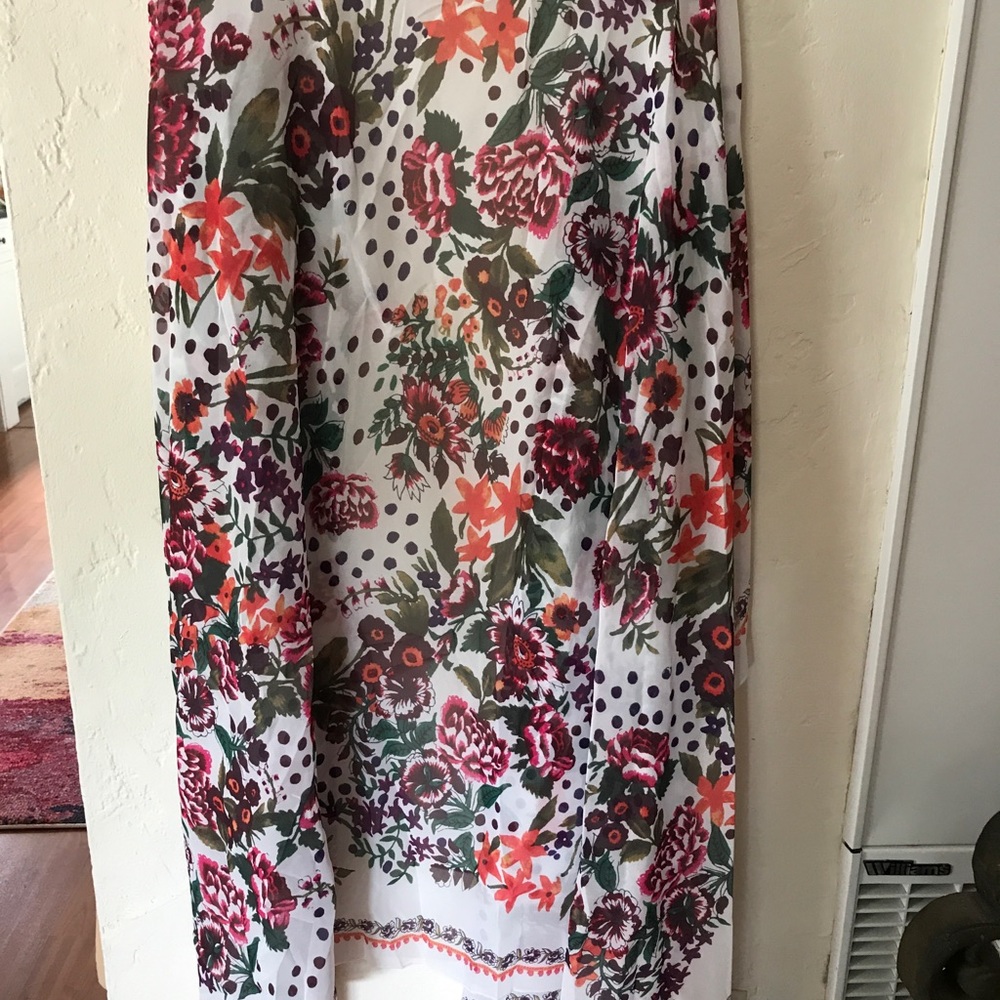 Arrived! 🌺BoHo blouse chiffon kimono top - Picture 2 of 9